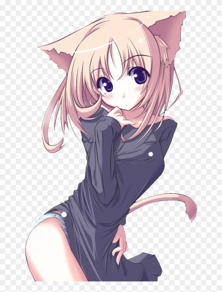 Cute Anime Cat Girl - anime cat girl Wallpaper Download | MobCup