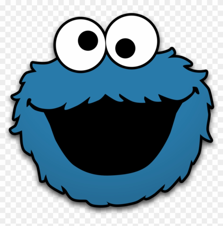 cookie monster cut out template