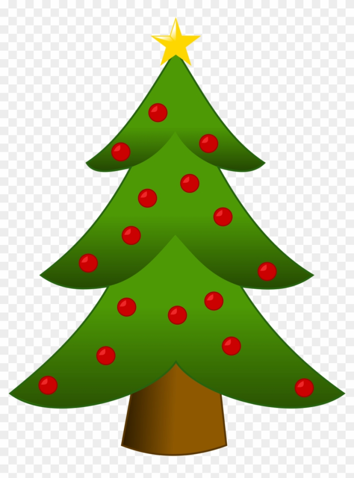 Christmas tree icon hand draw on a white Vector Image