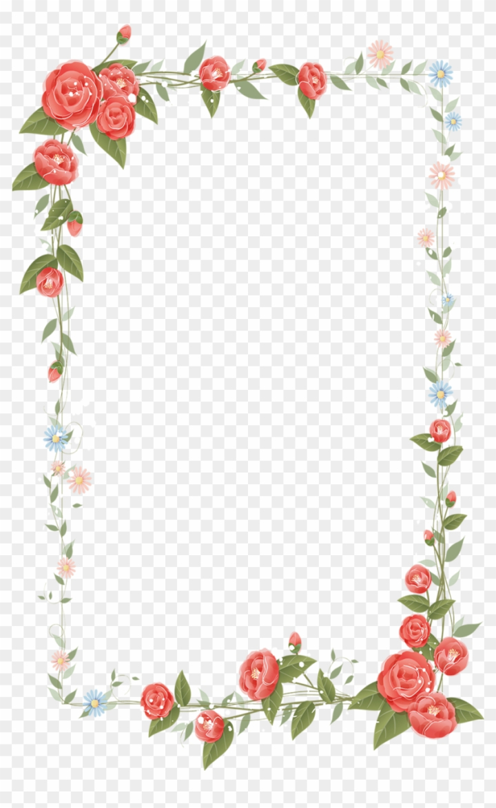Flower Border Drawing Yellow Frame Vector Illustration Stock Vector by  ©Doodle_flower 363825328