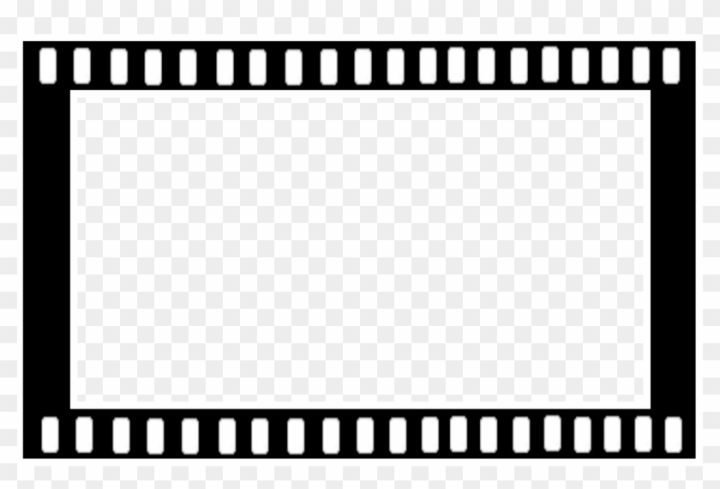 Free: Hollywood Filmstrip Film Frame Clip Art - Film Strip Frame Png 