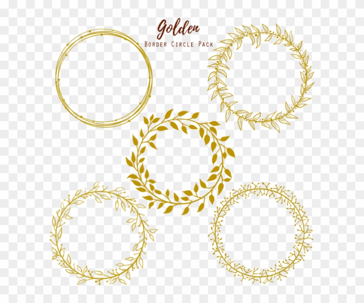 Round Frame PNG and PSD  Round picture frames, Gold picture frames,  Picture frames