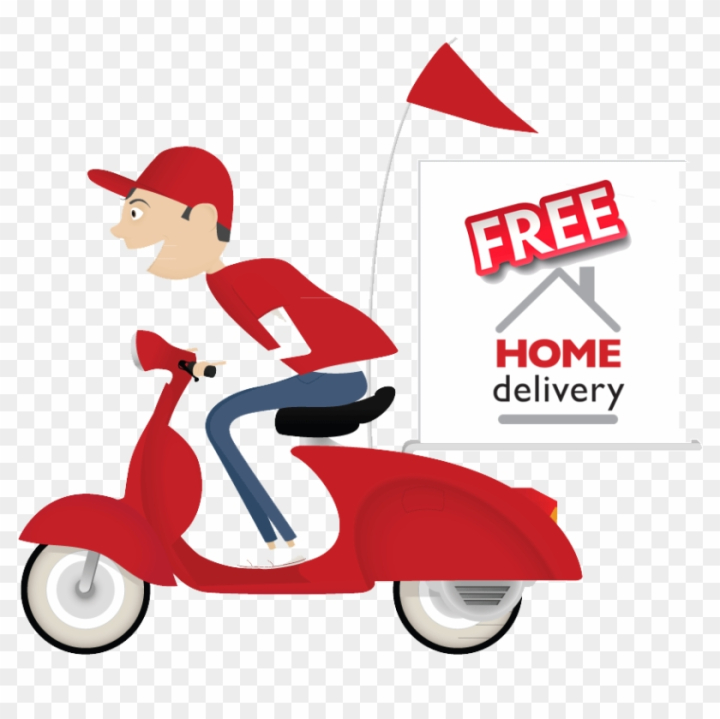 Food delivery logo with bike man or courier - Stock Illustration [71075744]  - PIXTA