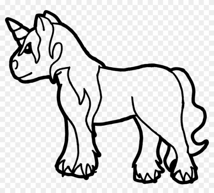 Unicorn kids coloring page vector blank printable design for children to  fill in Free Vector Stock Vector