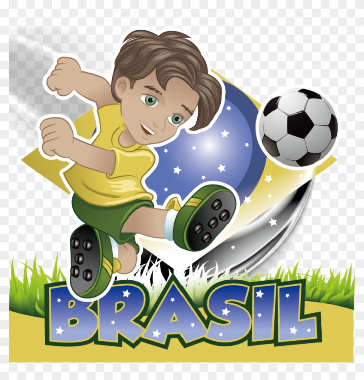 Cute football soccer player boy kid coloring book Vector Image