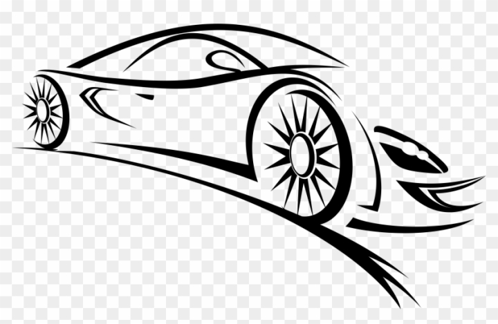 Free: Sports Outline Car Png Clipart - Car Logo Vector Png 