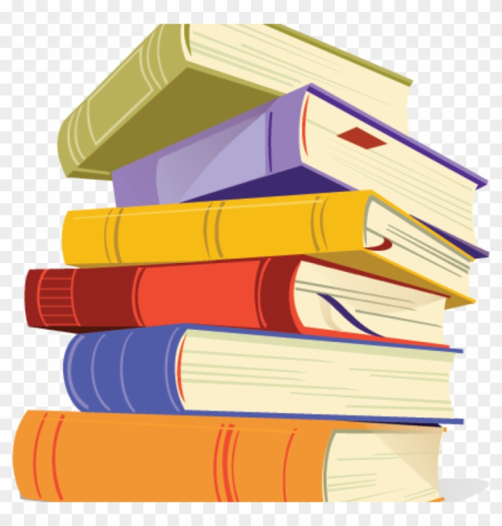 School books stack with pens and pencils glass Vector Image