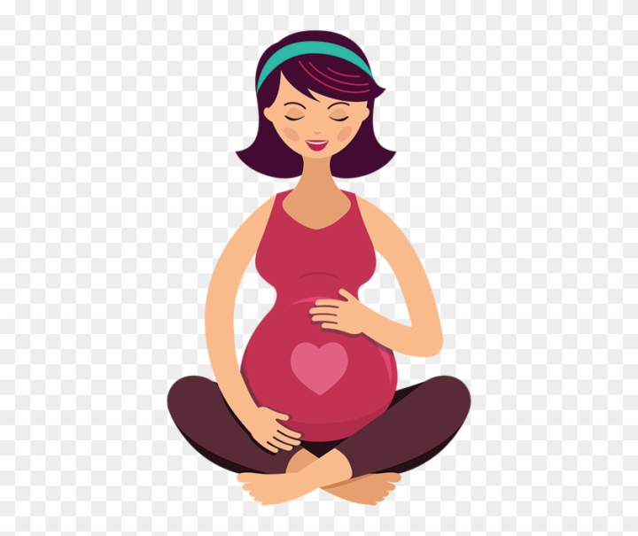 Free: Pregnancy & Adult Massage - Pregnant Cartoon Transparent -  