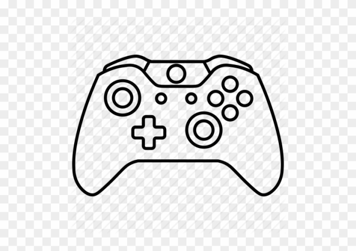 Xbox Controller Drawing  How To Draw An Xbox Controller Step By Step