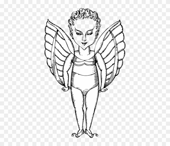 Flying Angel with Wings Holding Star | Angel vector, Drawing for kids, Baby  fairy
