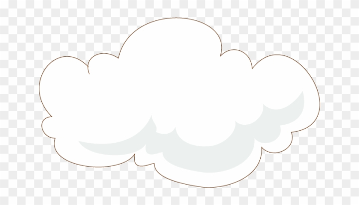 Kawaii Cloud With Cute Smile