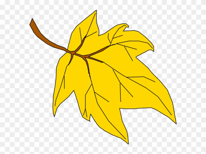 yellow leaf clip art