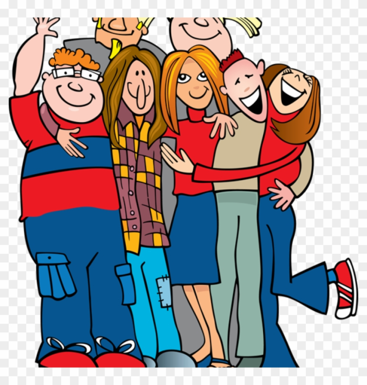 people being friendly clipart