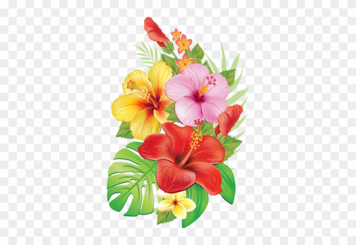 tropical flower sketch