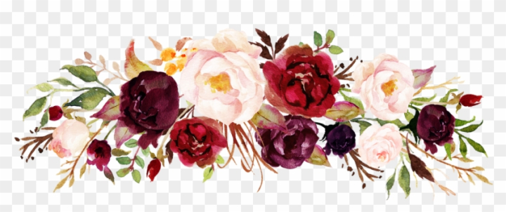 Free: Floral Design Flower Marsala Wine Clip Art - Flores Para Convite  Marsala - nohat.cc