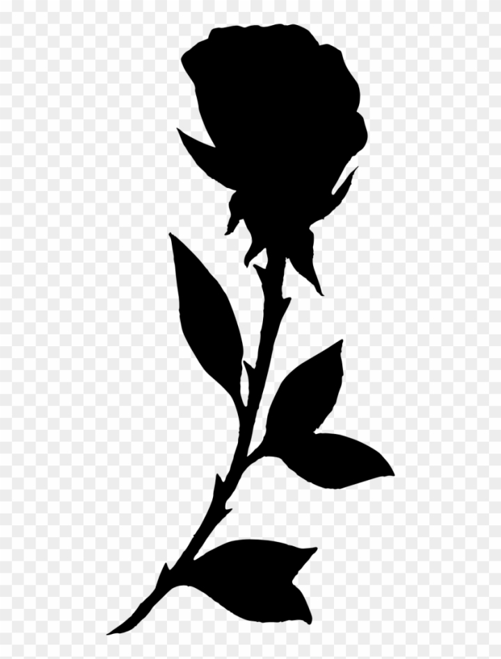 946 × 2000 Px - Rose Silhouette Png - PNG - Free transparent image