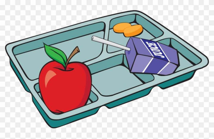 school lunch tray clip art