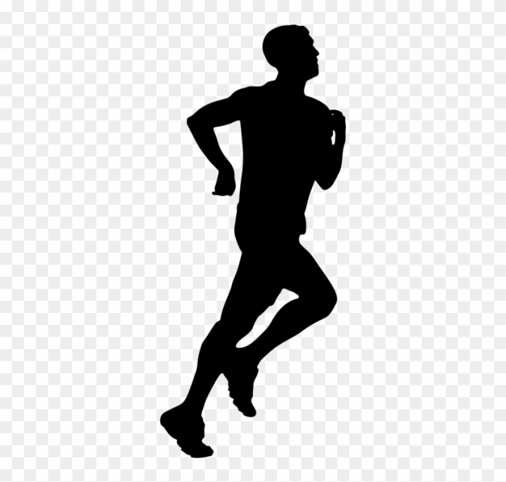 Running Man Silhouette Hd Transparent, Silhouette Of Running Man, Running  Man Clipart, People, Design PNG Image For Free Download