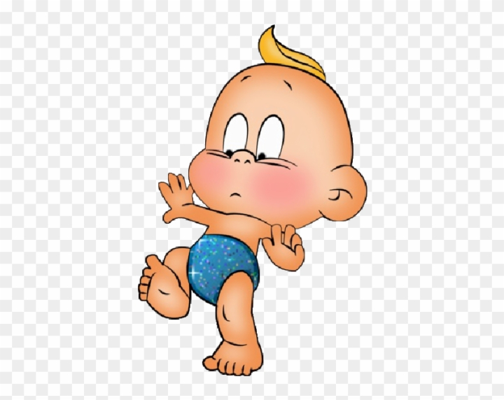 Free: Funny Baby Boy Cartoon Clip Art Images - Boy Baby Cartoon Png -  