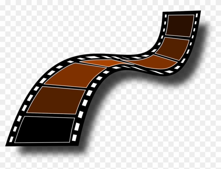 Free: Filmstrip Film Frames Camera Film Roll The Tape - Film Strip Clip Art  