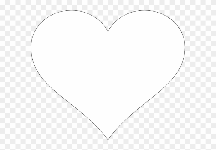 Free: White Heart Transparent Background 
