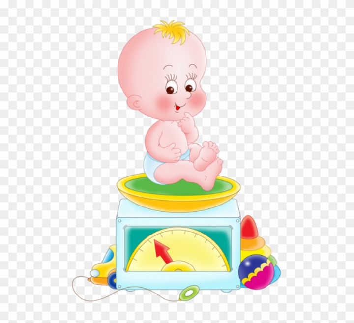 Free: Tubes Various Characters Png - Baby In A Weighing Scale