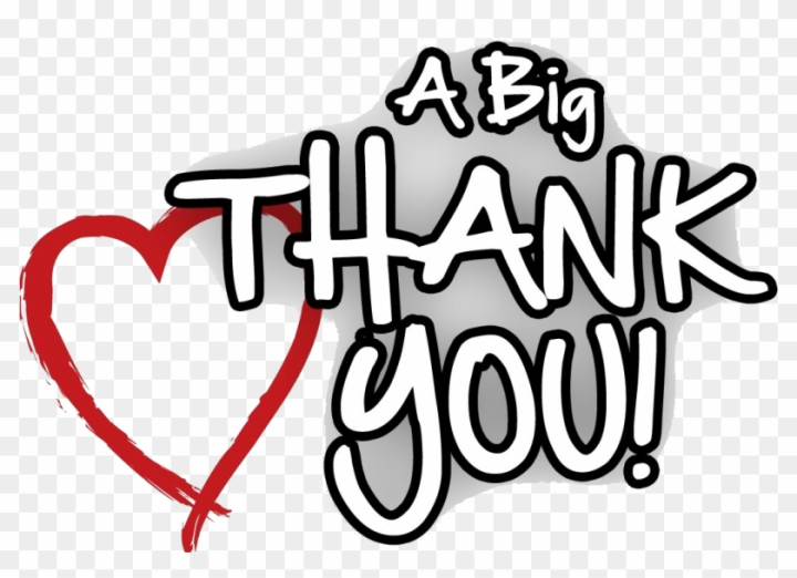 free thank you clipart black and white