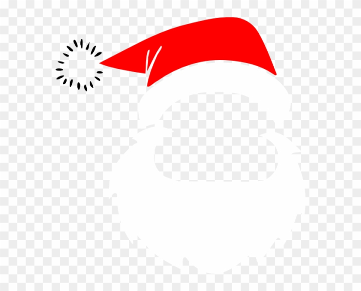 Free: Santa Beard Clipart - Santa Claus Beard Clipart 