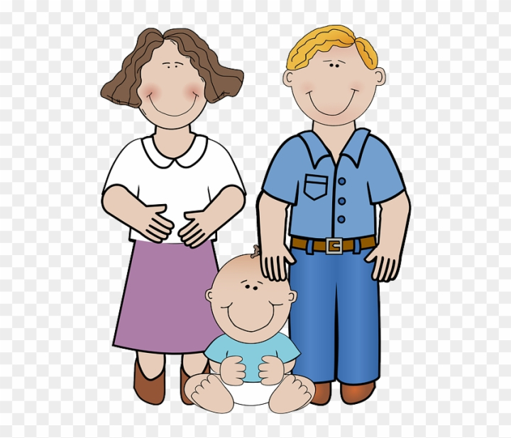 Family Clipart-mother with her child