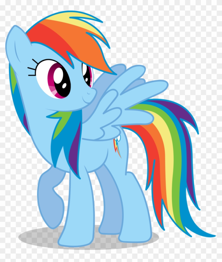 Free: Rainbow Dash Vector - My Little Pony Rainbow Dash 