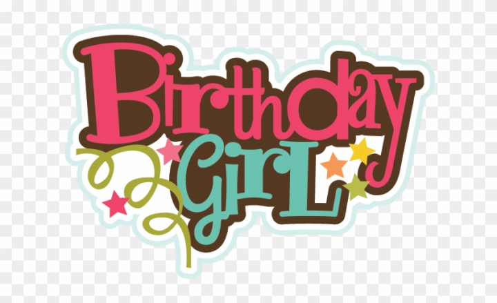 happy birthday girl clip art