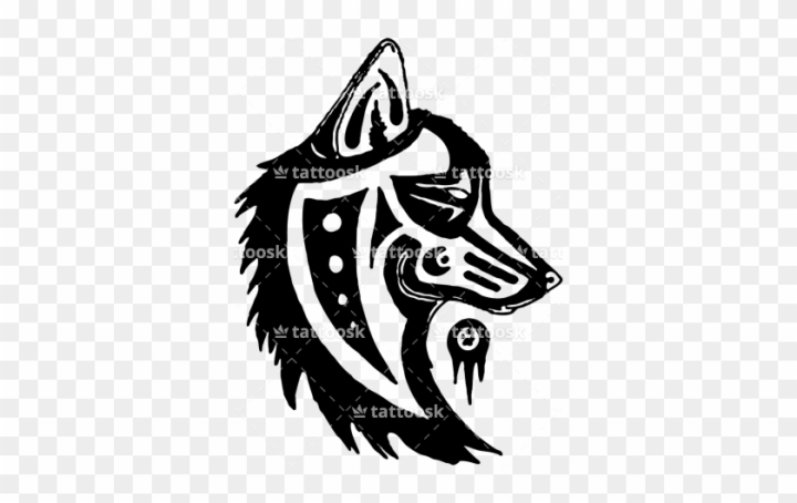 native american tribal wolf