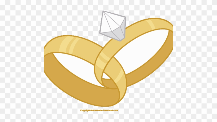 Cute Wedding Rings Clipart Images, Free Download