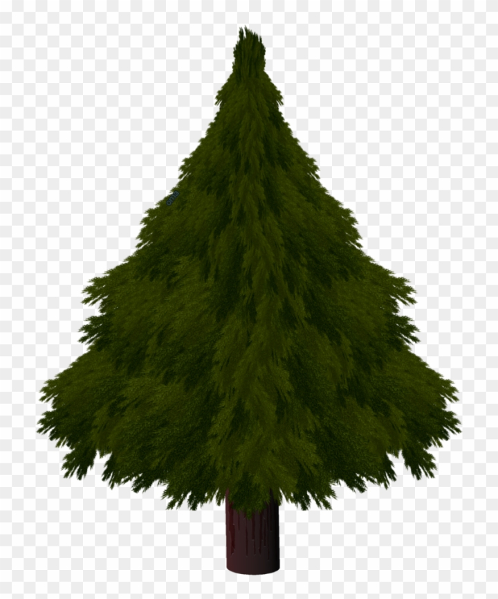realistic christmas tree drawings