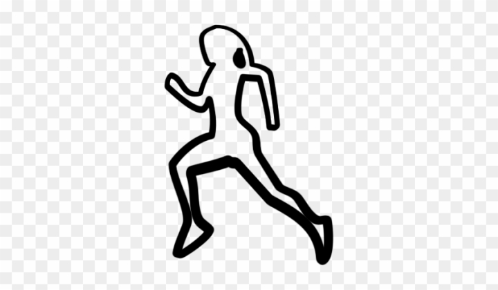 Free: Runner Icon Clipart - Girl Sport Icon Png 