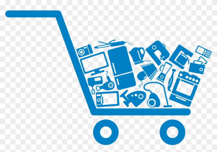 Shopping online initial m Royalty Free Vector Image