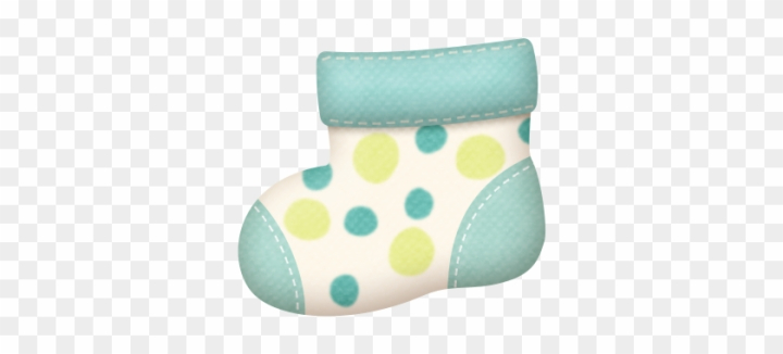 Free: Baby Boy - Baby Socks Clip Art 