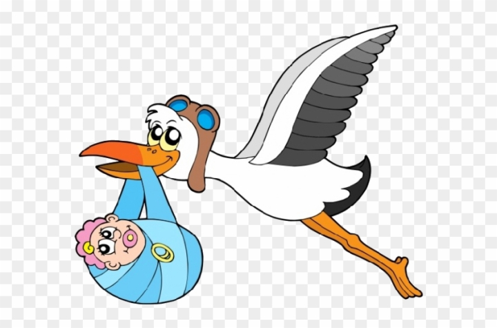 Free: Pin Stork Carrying Baby Clipart - Stork Carrying Baby Png 