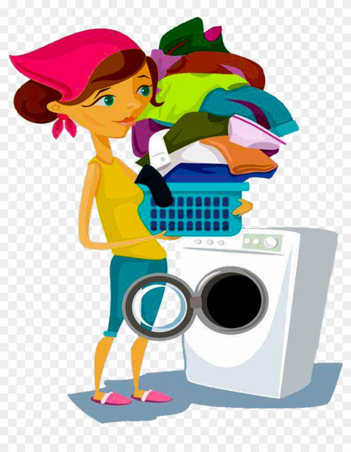 Free: Washing Machine Laundry Clothing - Washing Machine Png