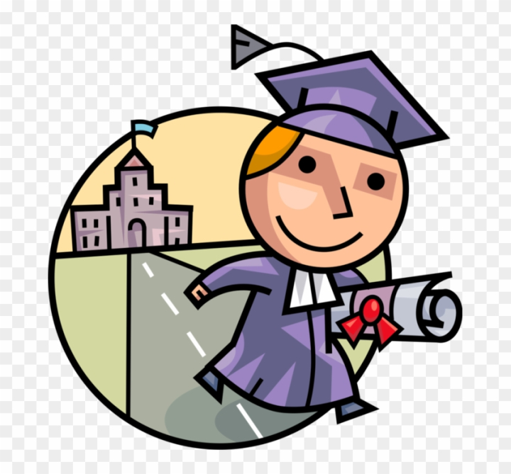 college students in class clipart