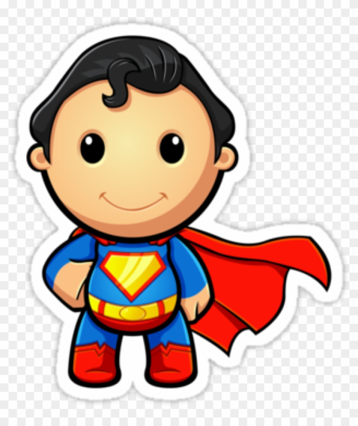 superman kid clipart
