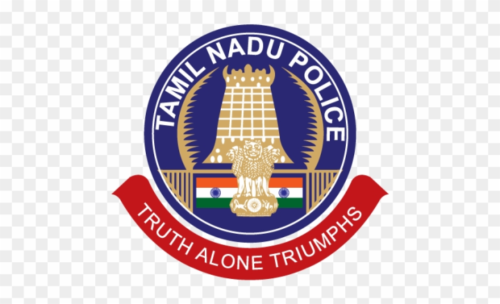 Free: Tn Police Department Logo - Tamil Nadu Police Flag 