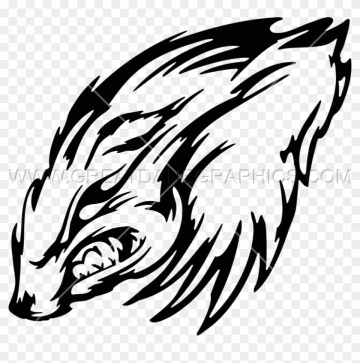Free: Wolf Claw - Wolverine Animal Line Art 