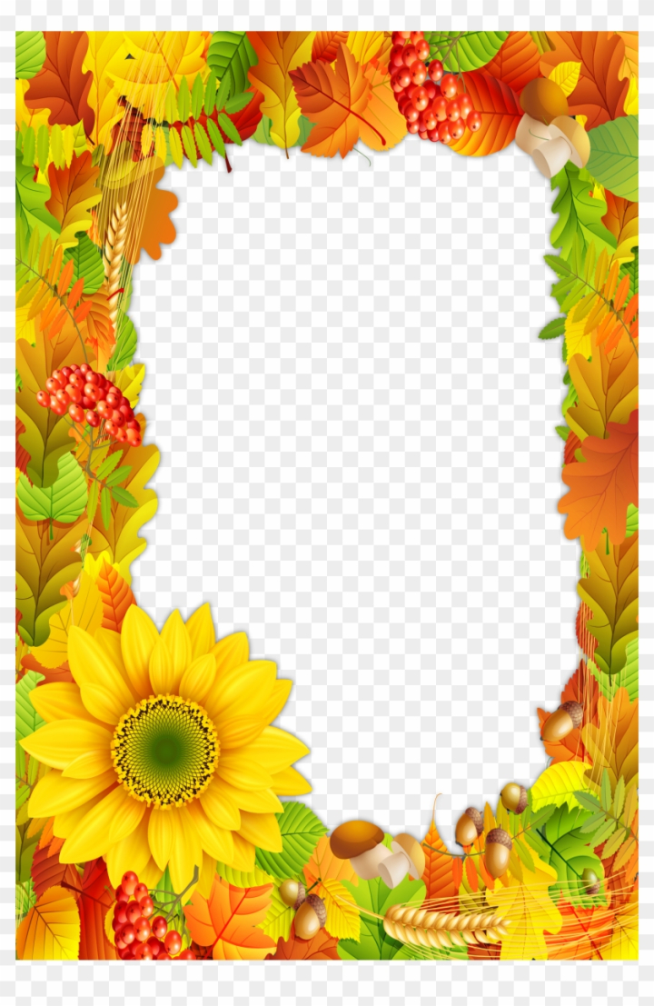 fall frames and borders