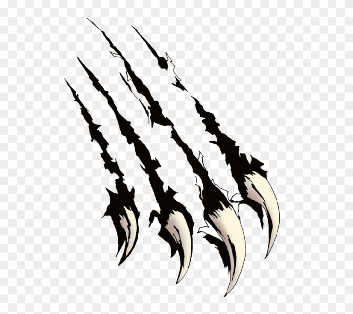 Free: Wolverine Clipart Animal Claw - Scratches Png 