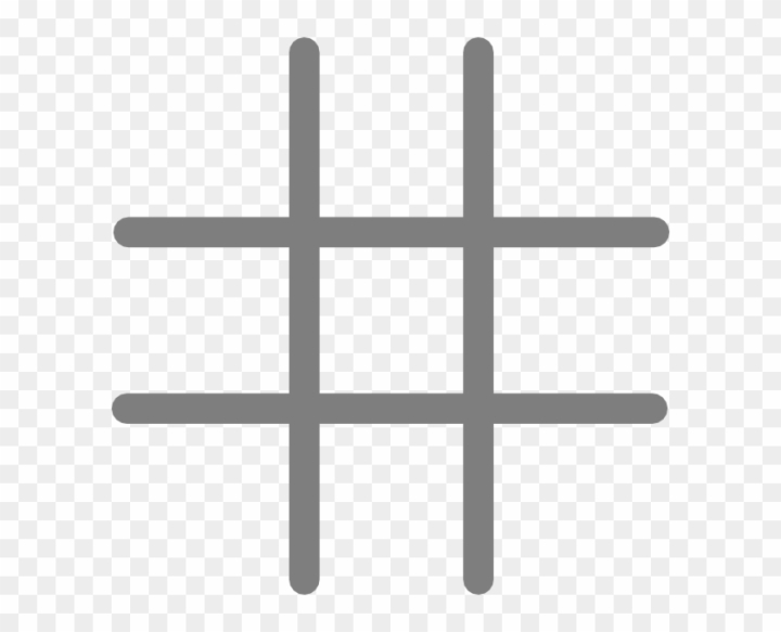 Hand Drawn Tic-tac-toe Elements. Grid Game, Cross, Toe. Strategy