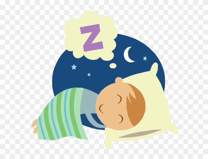 sleeping kid cartoon