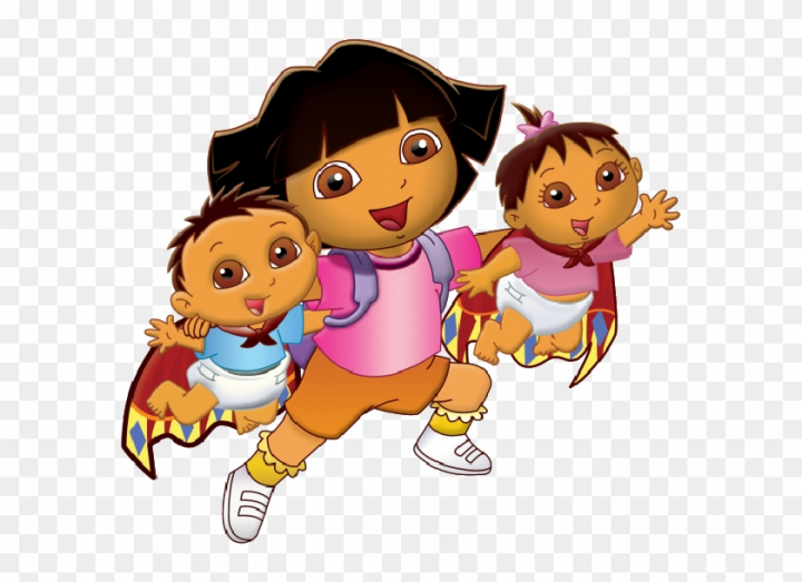 Free: Fancy Cartoon Dora Images Dora Clip Art Car Interior - Dora's Baby  Brother And Sister Names 