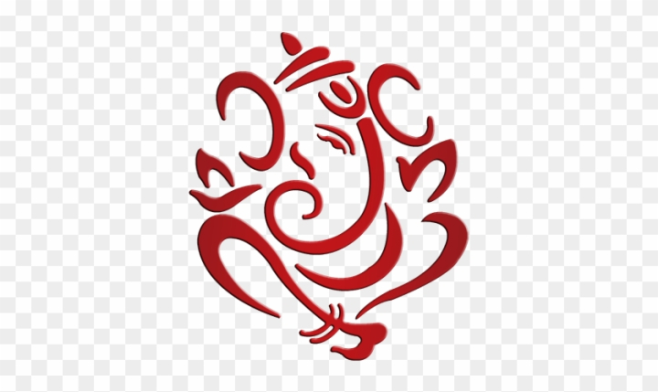 Lord Ganesh PNG Image, Lord Ganesh With Om Symblol Logo Design Red Color,  Lord Ganesha, Om, Symbol PNG Image For Free Download | Lord ganesha, Ganesha,  Festival background