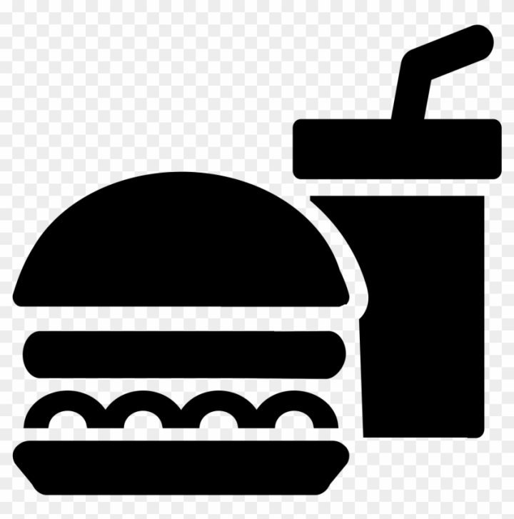 meal clip art black and white